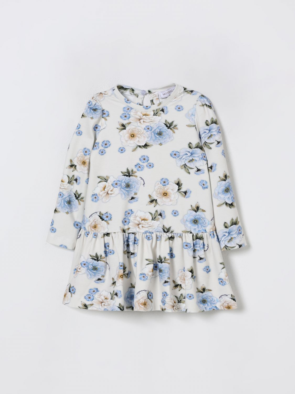 Monnalisa Babies' Romper Kids Color Ecru In White