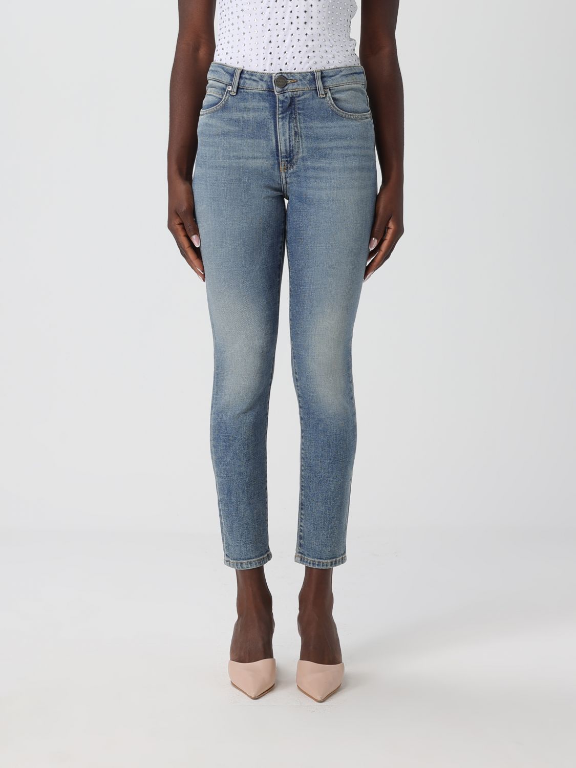 Pinko Jeans  Woman Color Denim In Blue