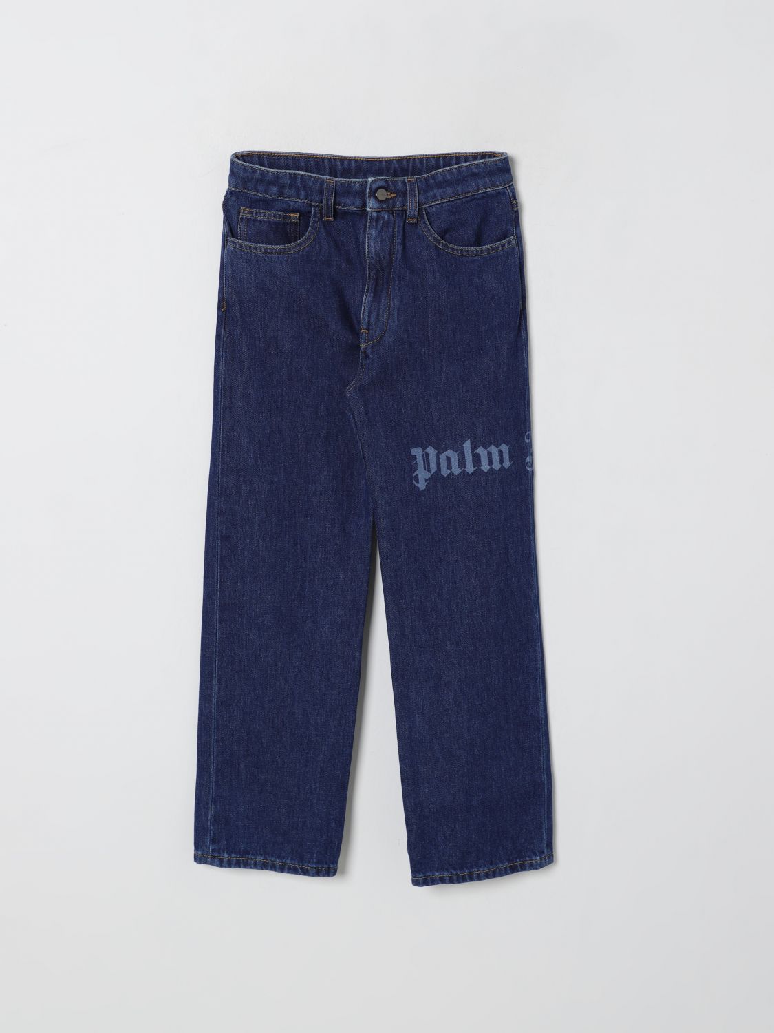 Palm Angels Pants  Kids Color Blue In Blue