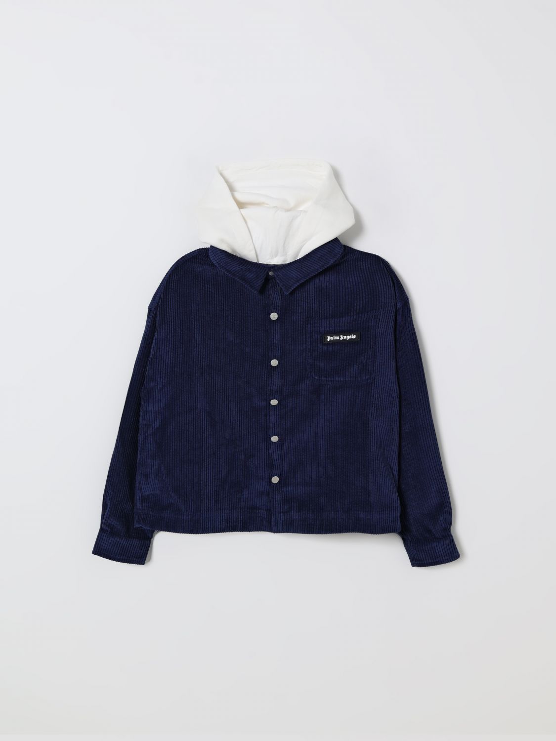 Palm Angels Jacket  Kids Color Navy In Blue