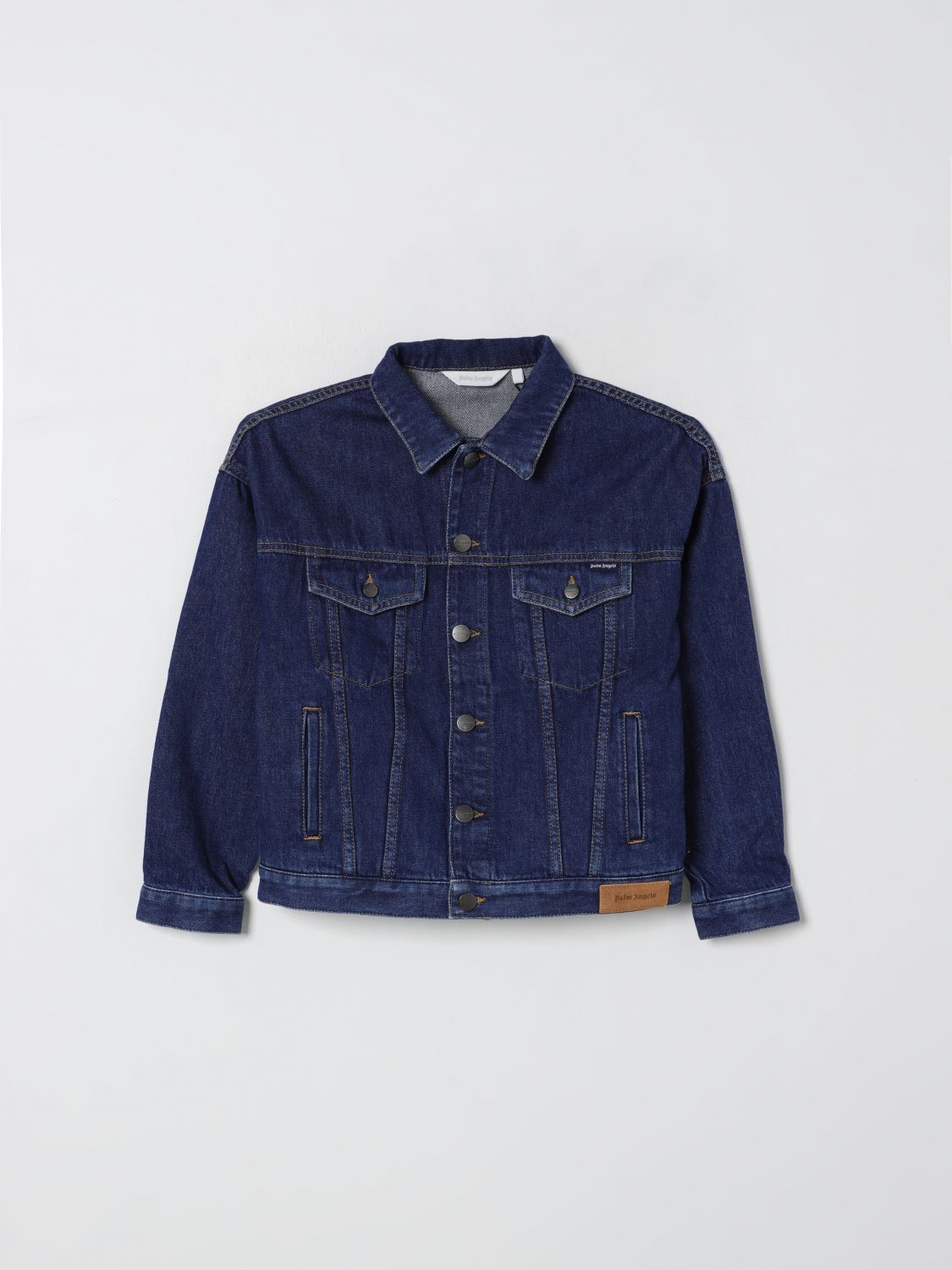 Palm Angels Jacket  Kids Color Blue In Blue