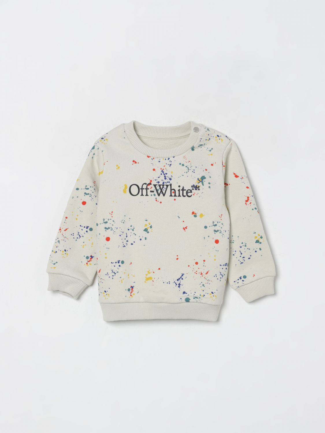 Off-white Sweater Kids Kids Color Grey In White