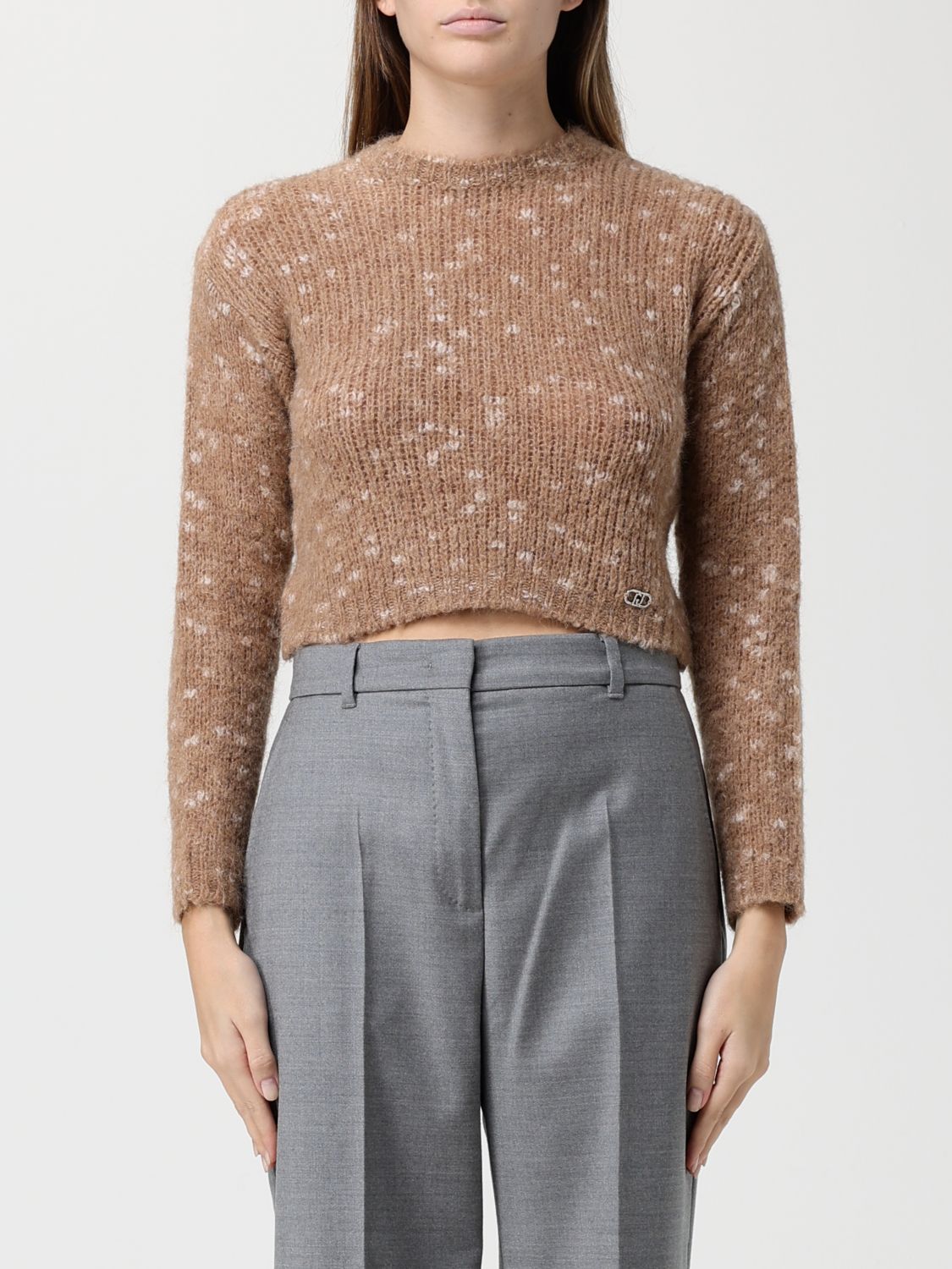 Liu •jo Sweater Liu Jo Woman Color Camel In Multi