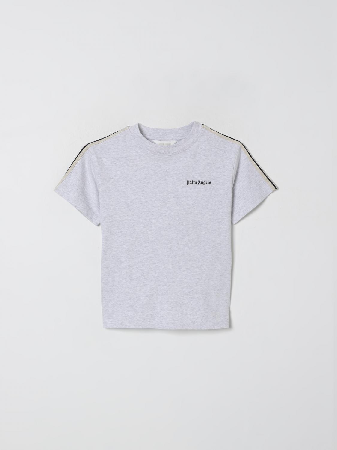 PALM ANGELS T-Shirt Kids color Grey　PALM ANGELS Tシャツ キッズカラー グレー PALM