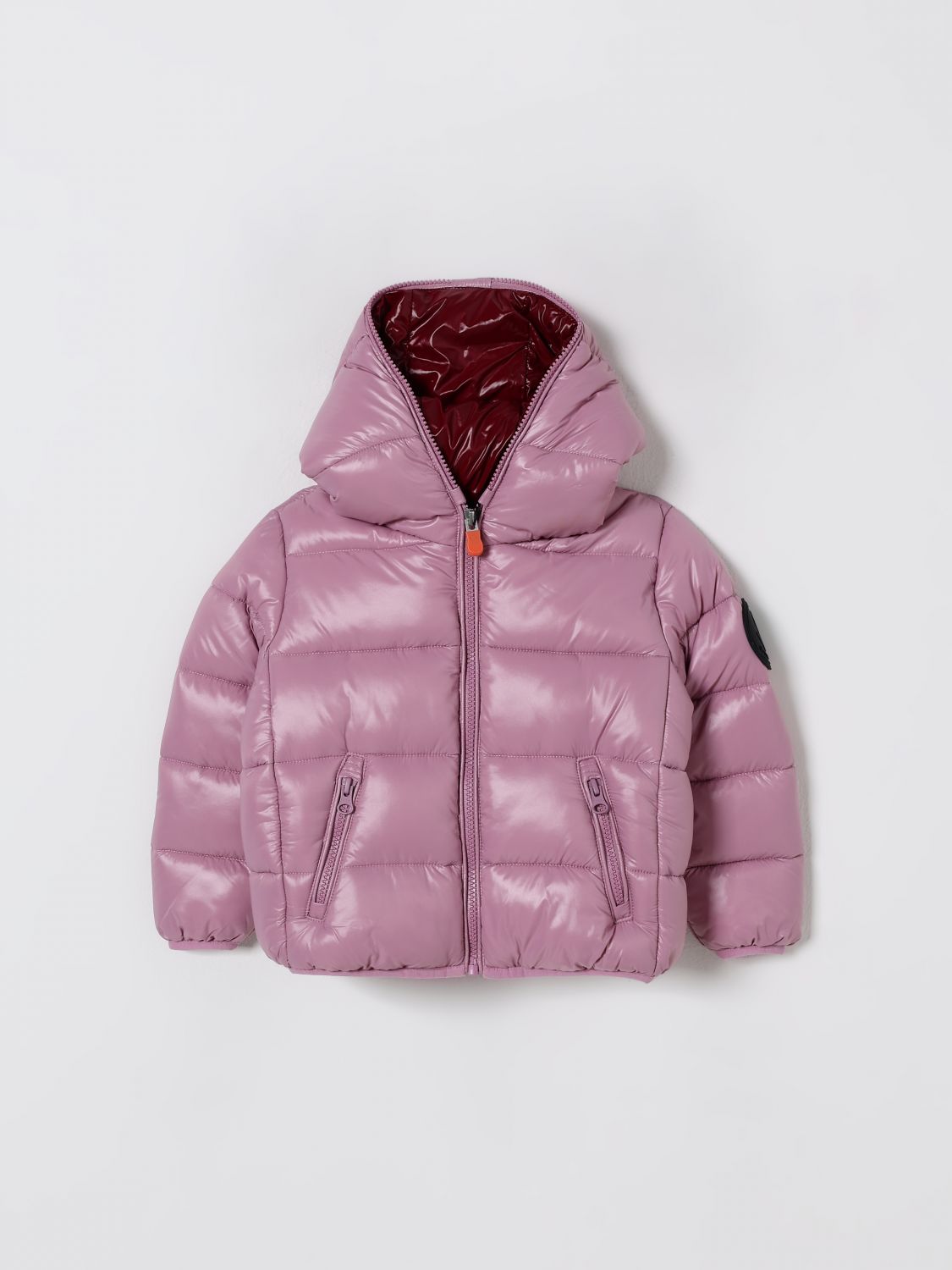 Save The Duck Jacket  Kids Color Orchid In Pink
