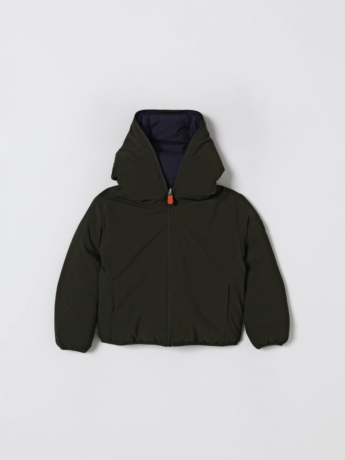 Save The Duck Jacket Kids Color Green In Green