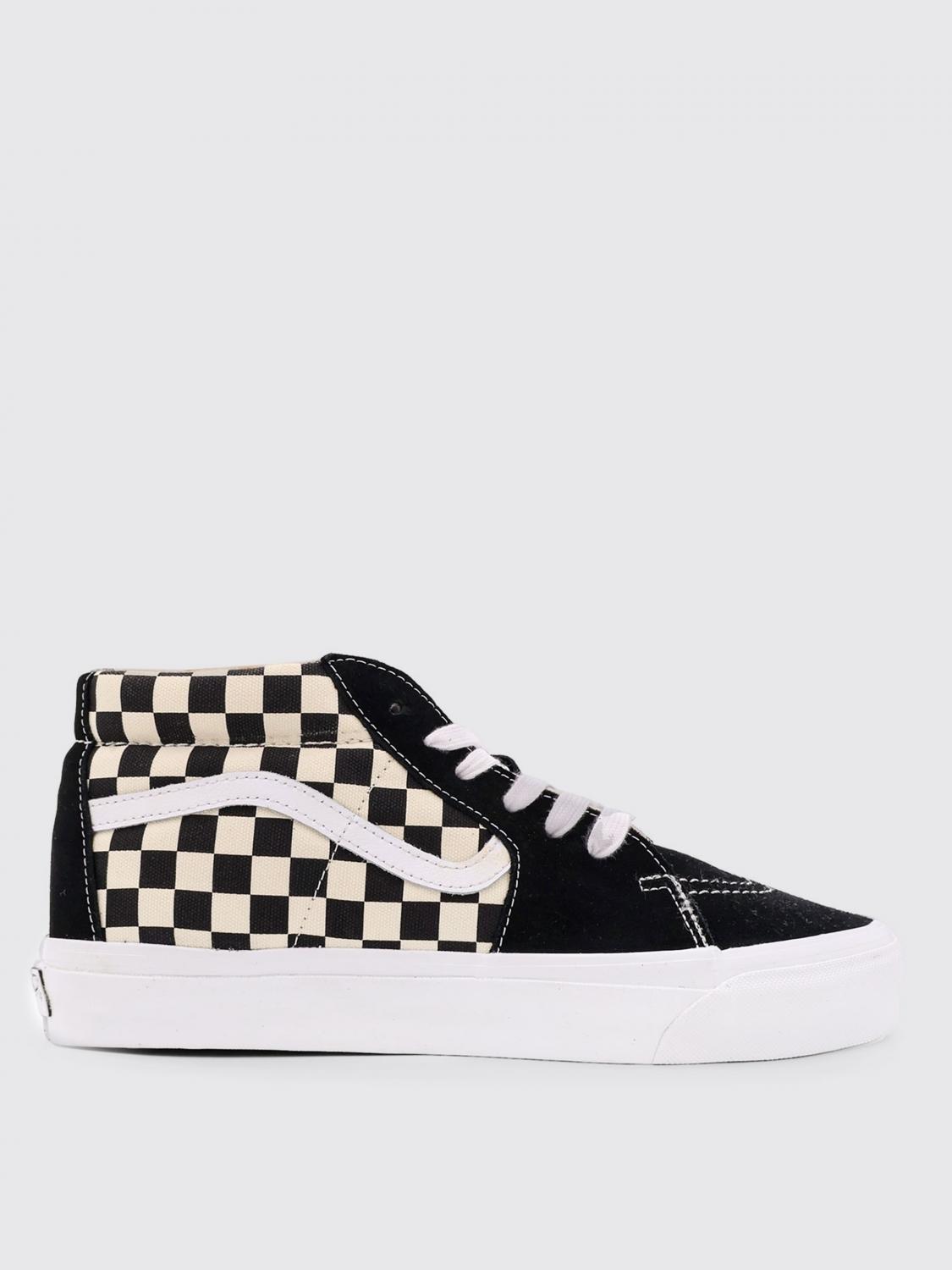 Vans Sk8-mid Reissue 83 Canvas High-top Sneakers In Black