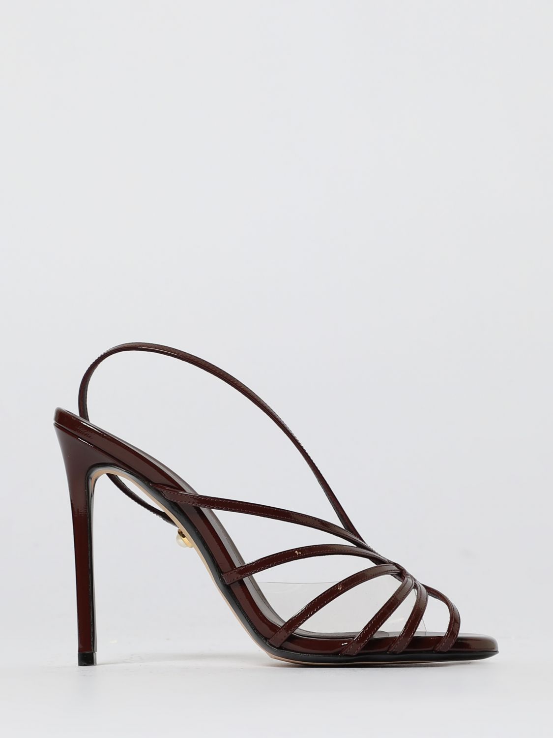 Alevì Milano Heeled Sandal  Woman Color Burgundy In Multi