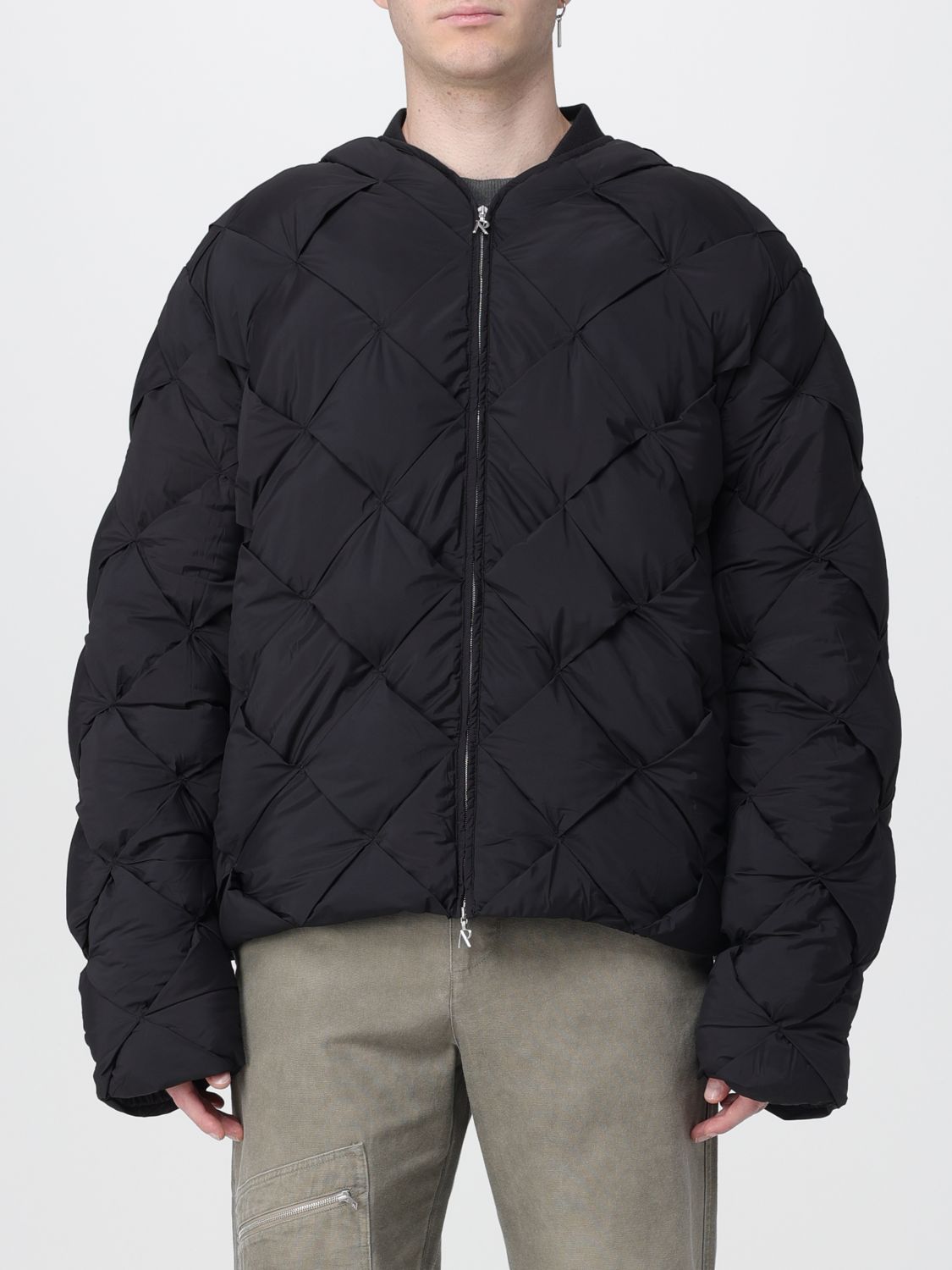 Represent Pillow Nylon Padded Jacket In Black