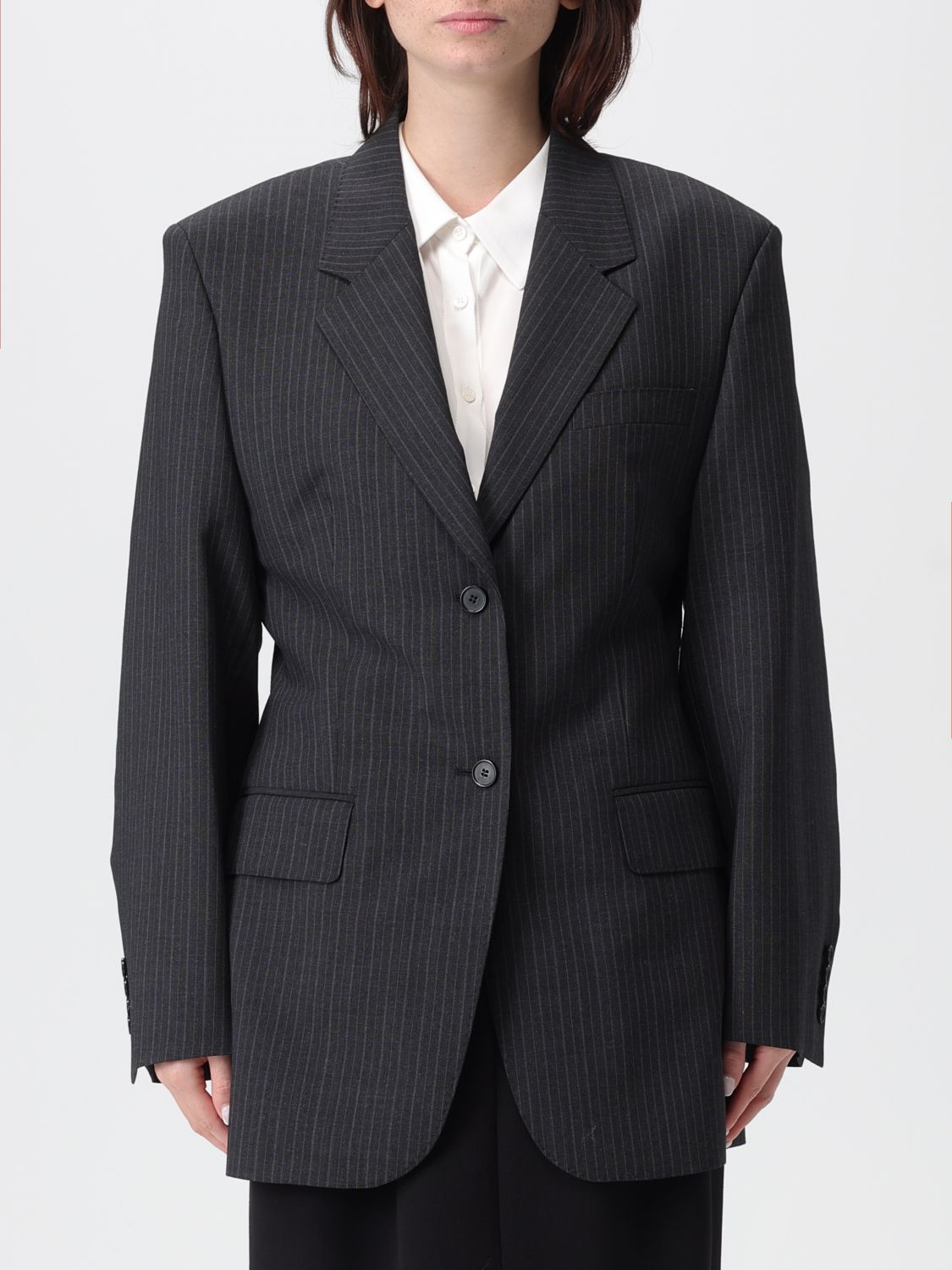 Filippa K Blazer Woman Color Grey In Black