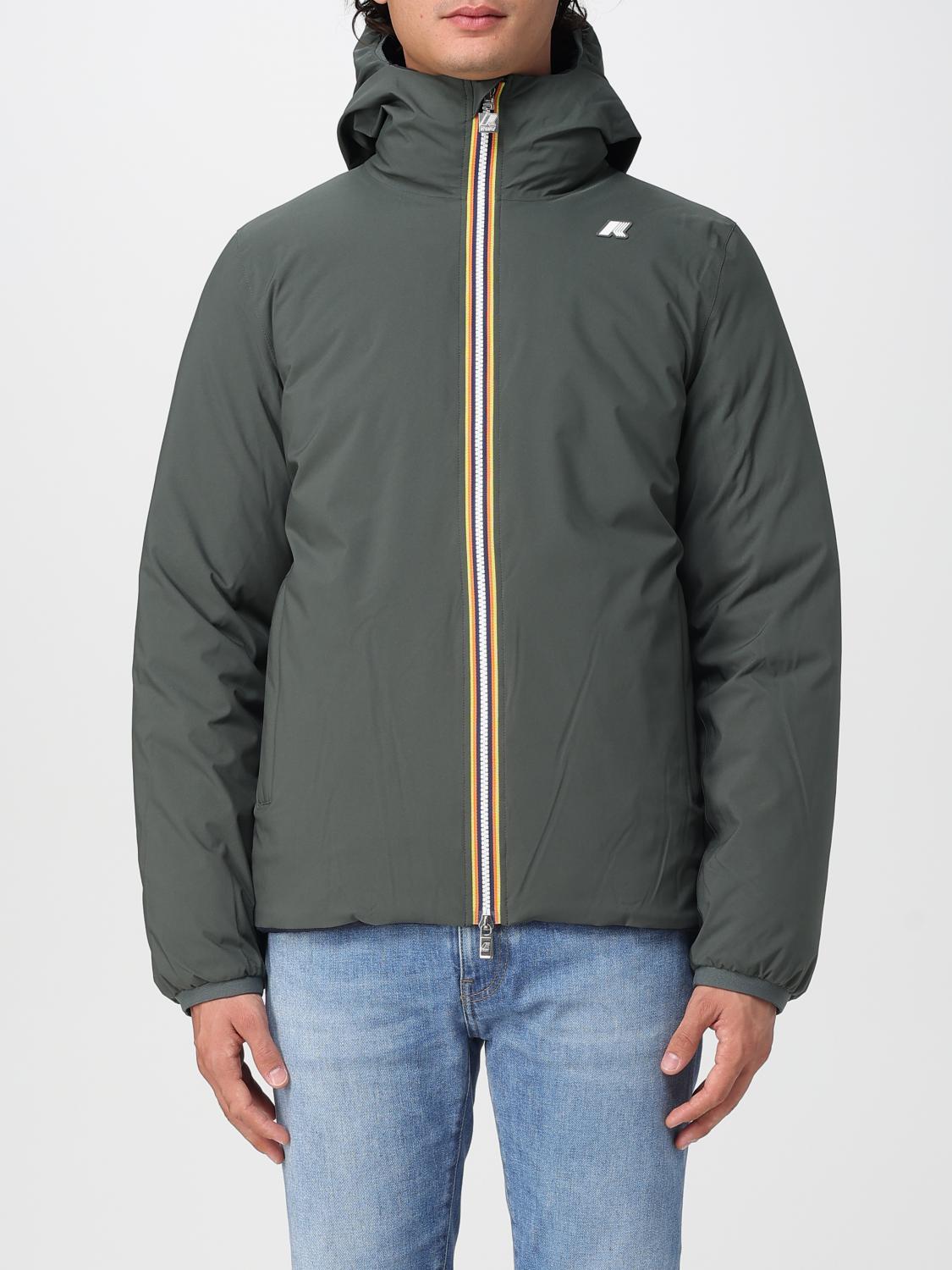 K-WAY Jacke Herren Farbe Grün
