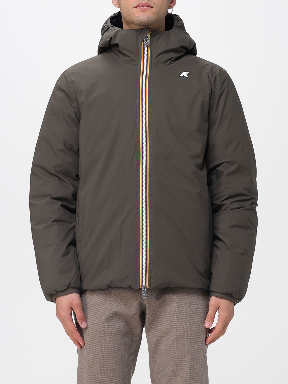 K-way Jacket  Men Color Brown In Brown