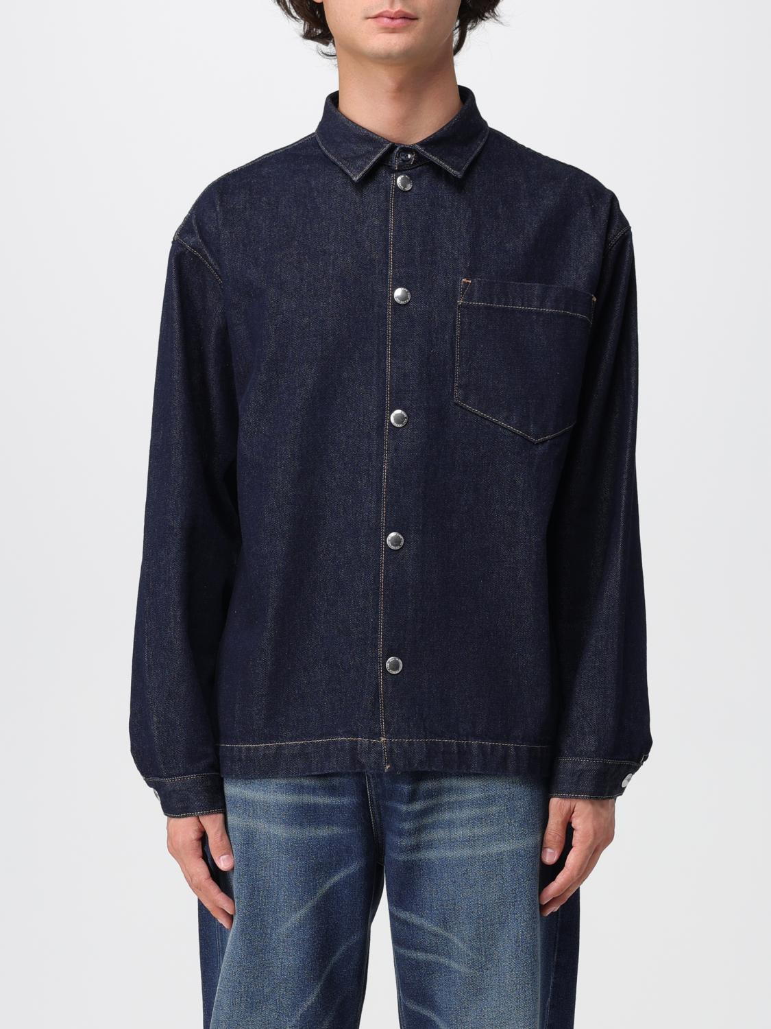 7 For All Mankind Shirt  Men Color Blue