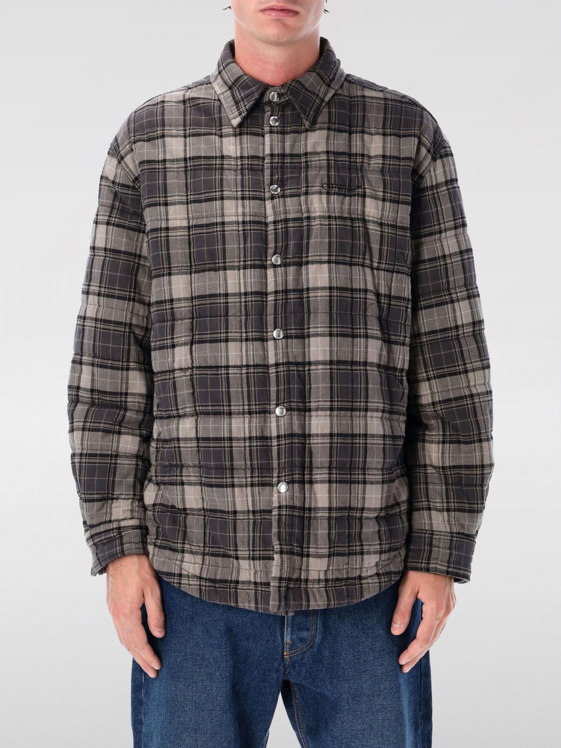 Off-White OFF-WHITE Jacket Men color Grey　OFF-WHITE ジャケット メンズ カラー グレー