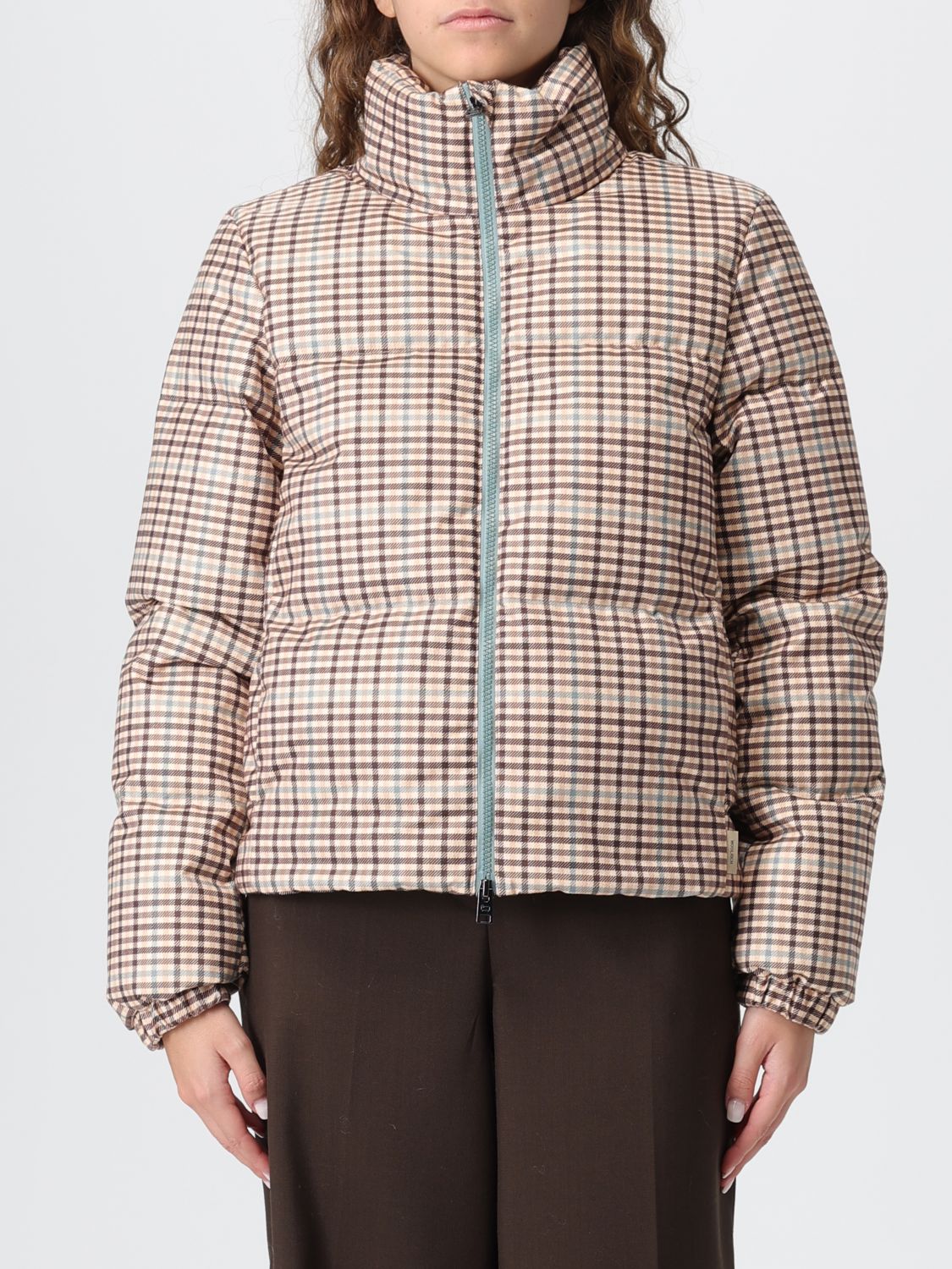 Woolrich Jacket  Woman Color Beige In Brown