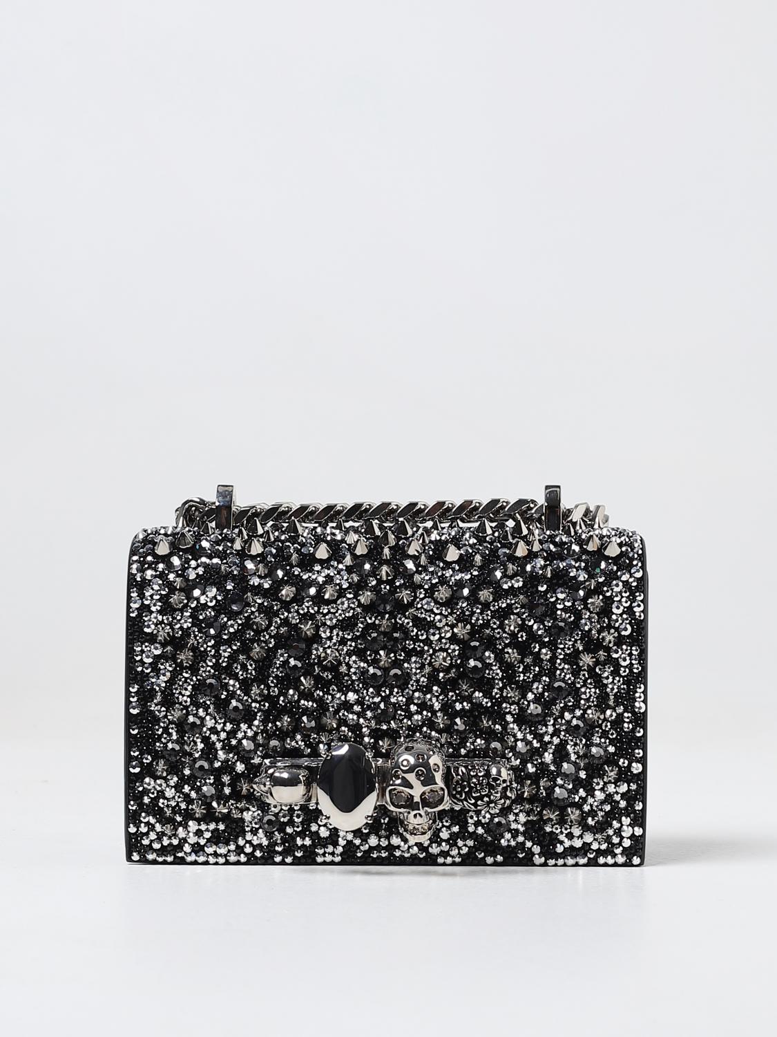 Alexander Mcqueen Shoulder Bag Mcqueen Woman Color Black In Black