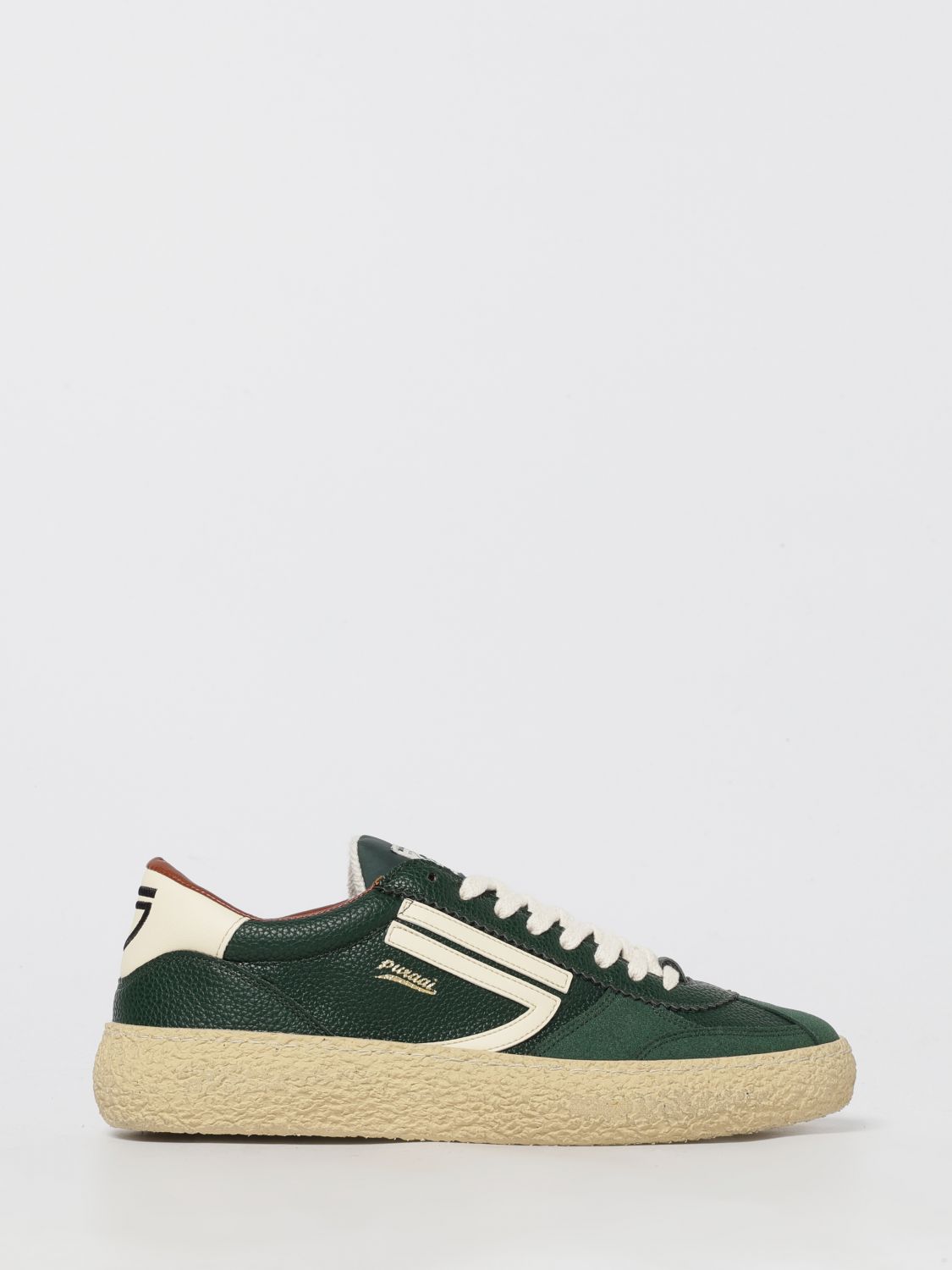 Puraai Two-tone Sneakers In Green