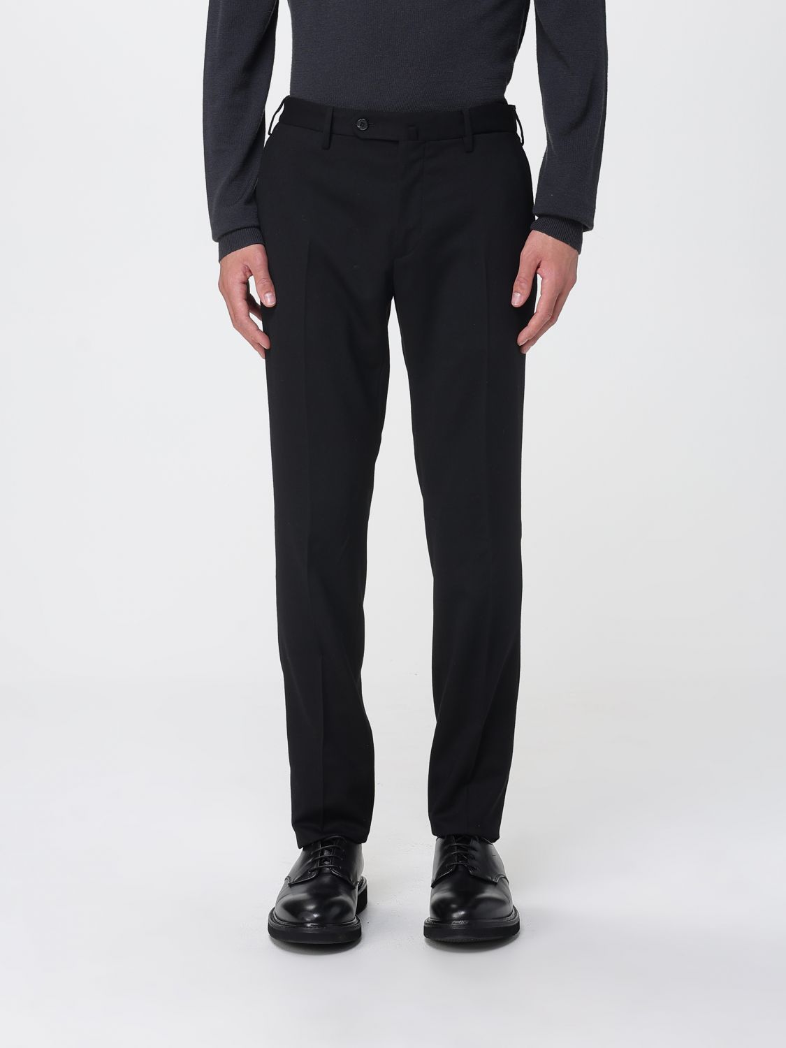 Incotex Ανδρών Μαύρο Pants Men Color