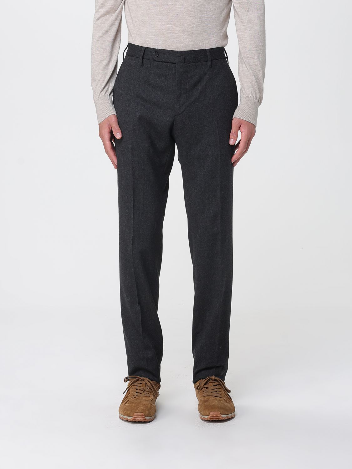 Incotex Herren Grau Pants Men Color
