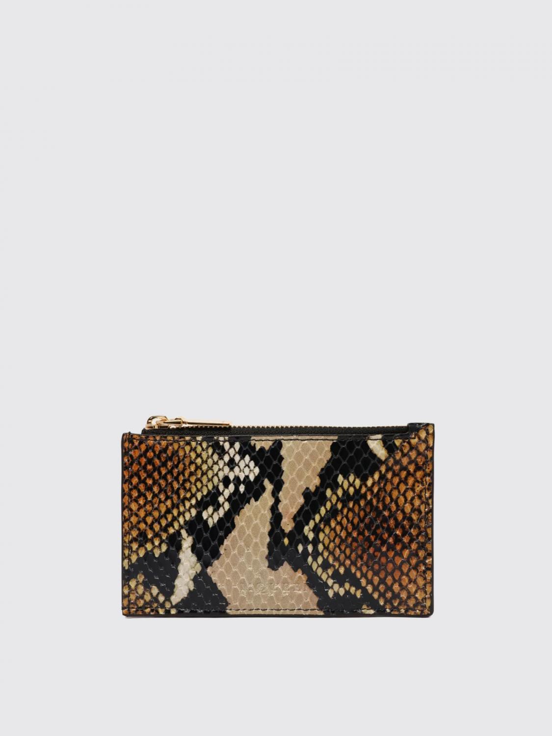 Alexander Mcqueen Wallet Mcqueen Woman Color Brown In Brown