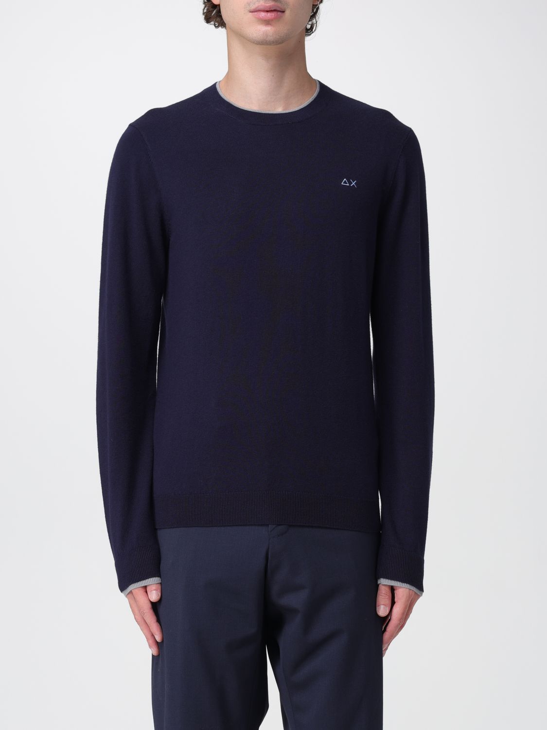 Sun 68 Sweatshirt Sun68 Men Color Blue In Blue