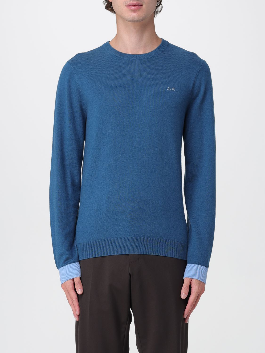 Sun 68 Sweater Sun68 Men Color Avion In Blue