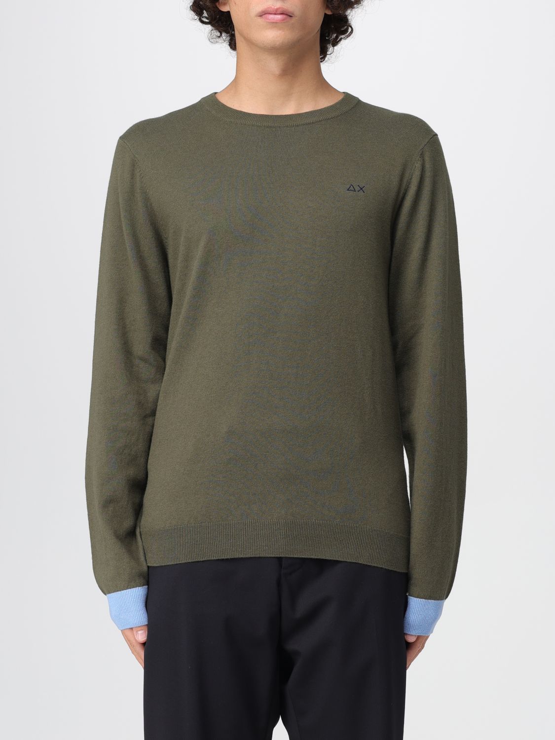 Sun 68 Sweater Sun68 Men Color Military In Green