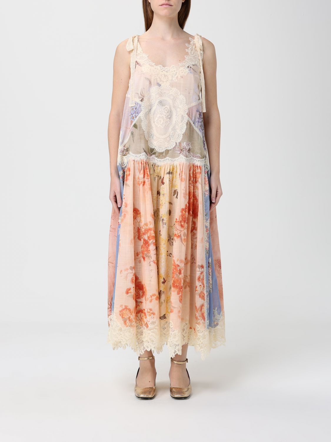 Zimmermann 'cascadian' Dress In Multi
