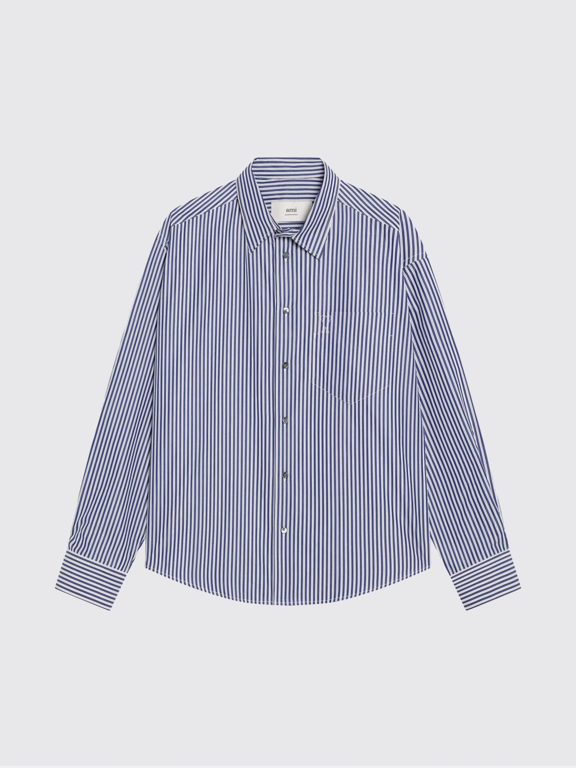 Ami Alexandre Mattiussi Shirt Ami Paris Men Color Blue In Blue