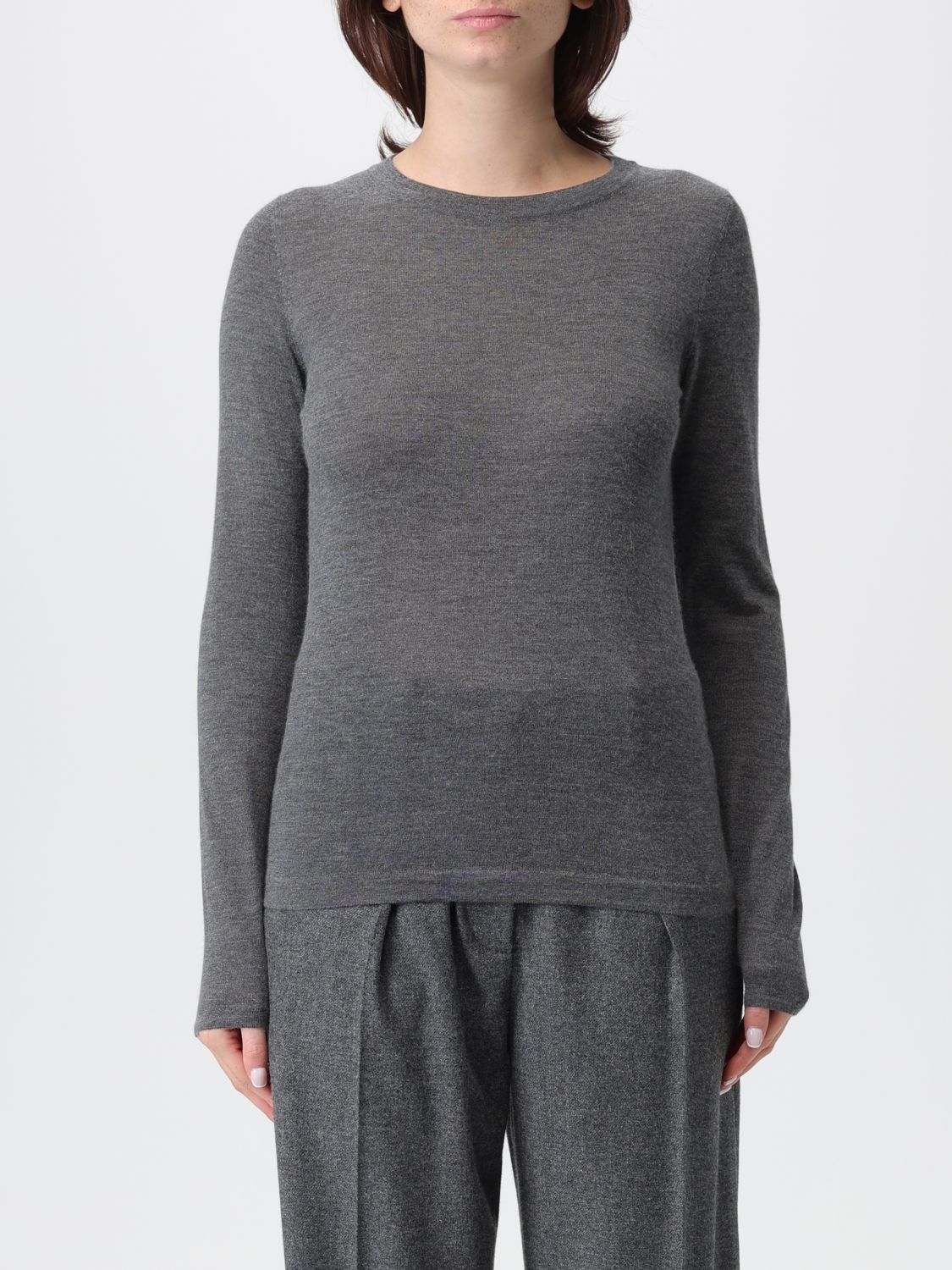 Brunello Cucinelli Sweatshirt  Woman Color Grey In Multi