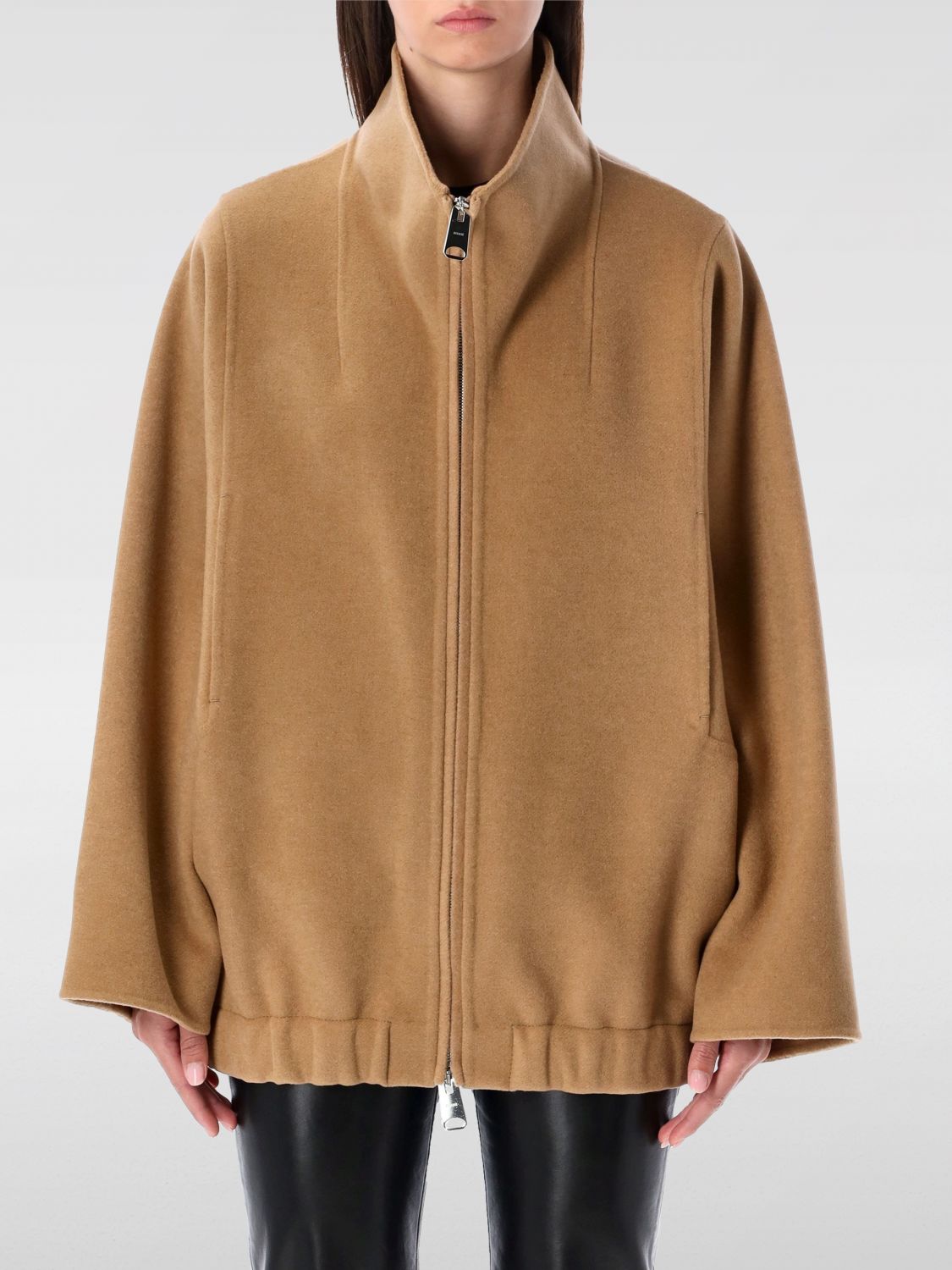 Khaite Coat Woman Color Brown In Brown