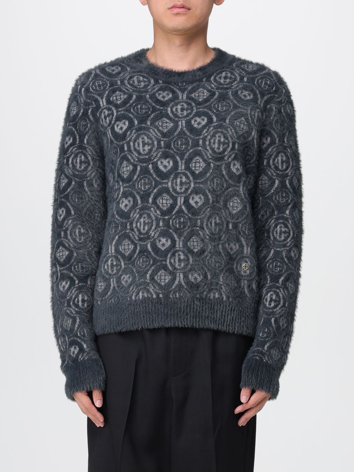 Casablanca Knitwear In Grey Wool In Gray