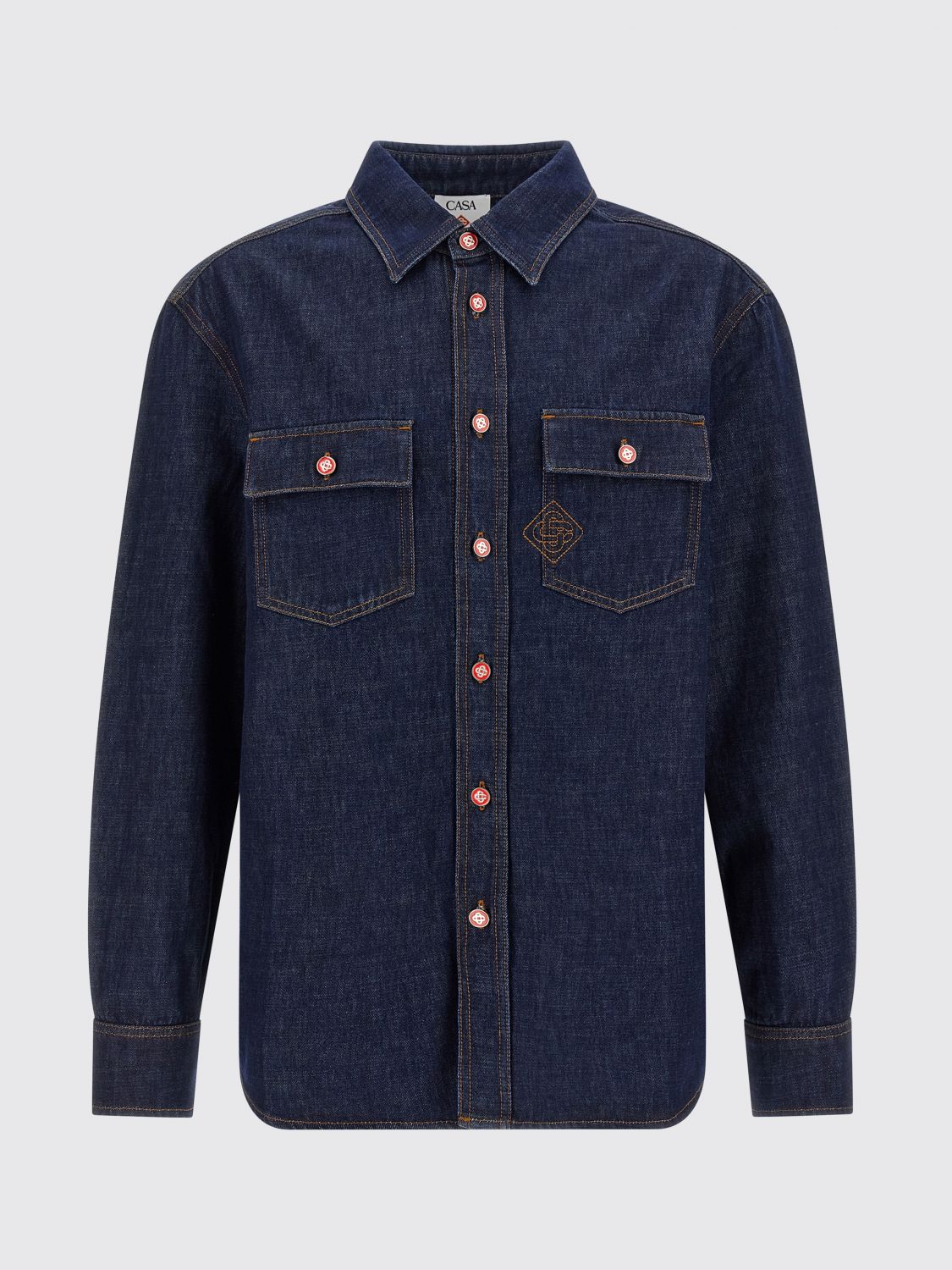 Shirt CASABLANCA Men color Blue