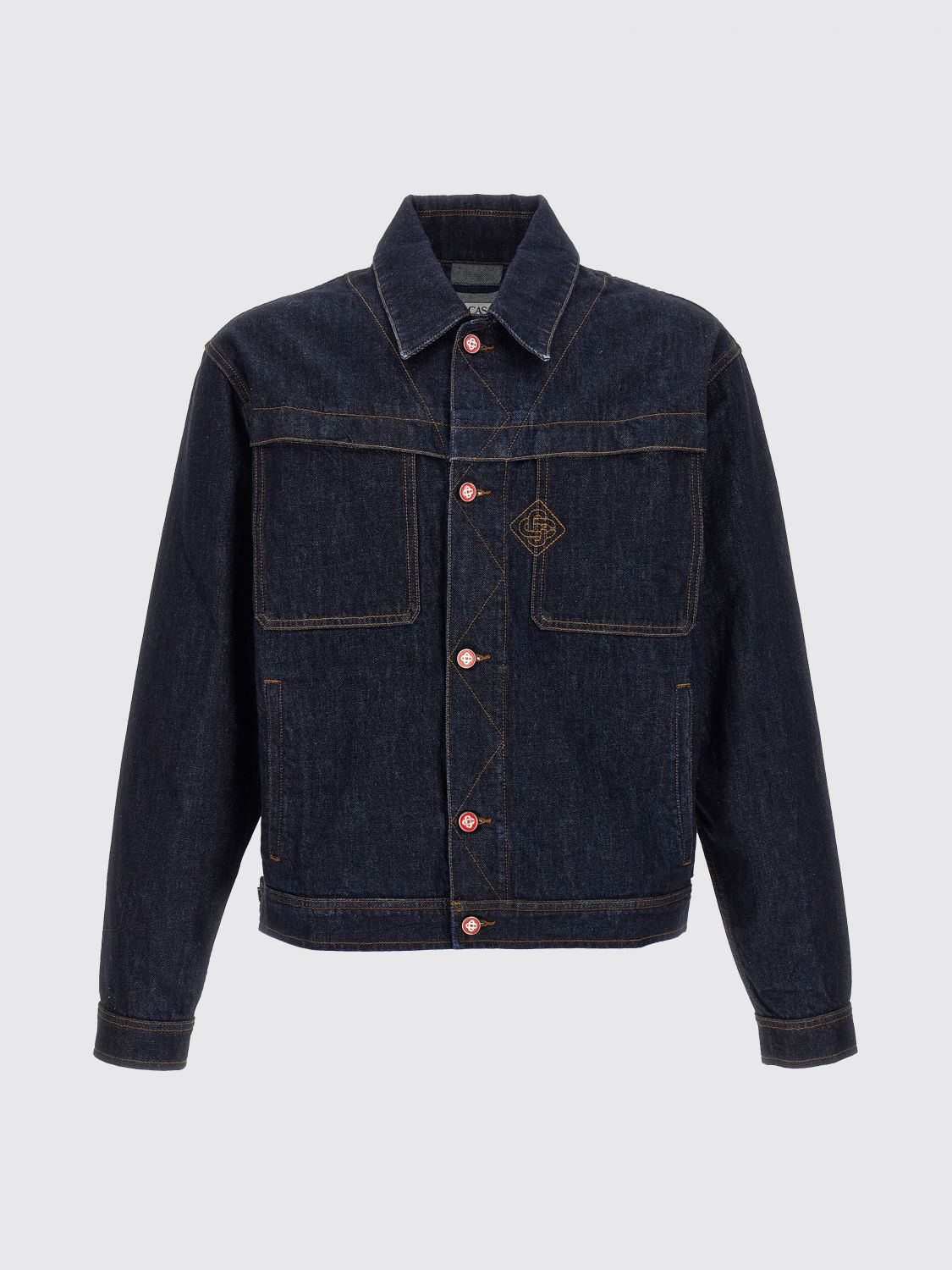 Jacket CASABLANCA Men color Blue Jacket CASABLANCA Men color Blue