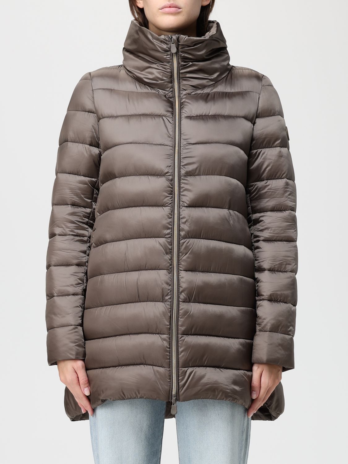 Save The Duck Jacket  Woman Color Grey 1 In Gray