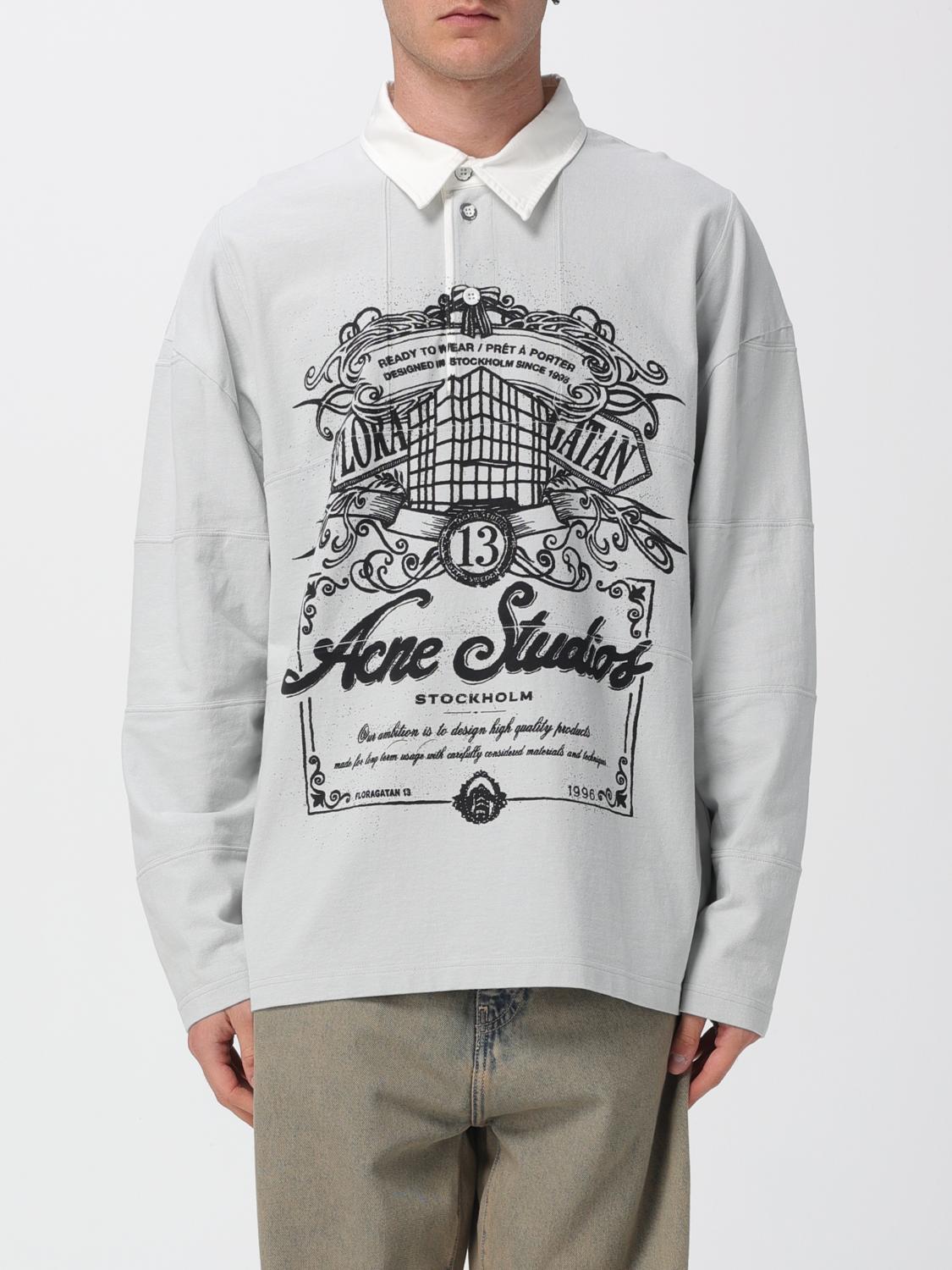 Polo Shirt ACNE STUDIOS Men color Grey