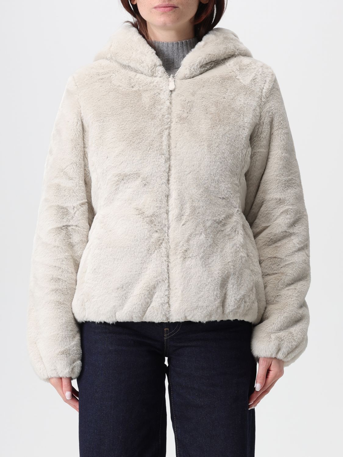 Save The Duck Jacket  Woman Color Beige In Neutral