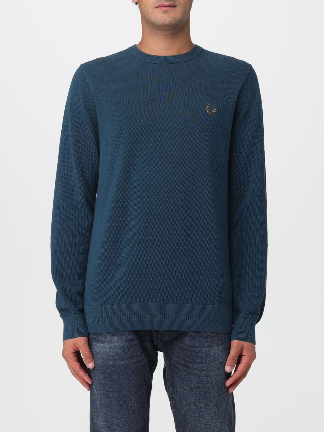 Fred Perry Sweater  Men Color Blue In Blue