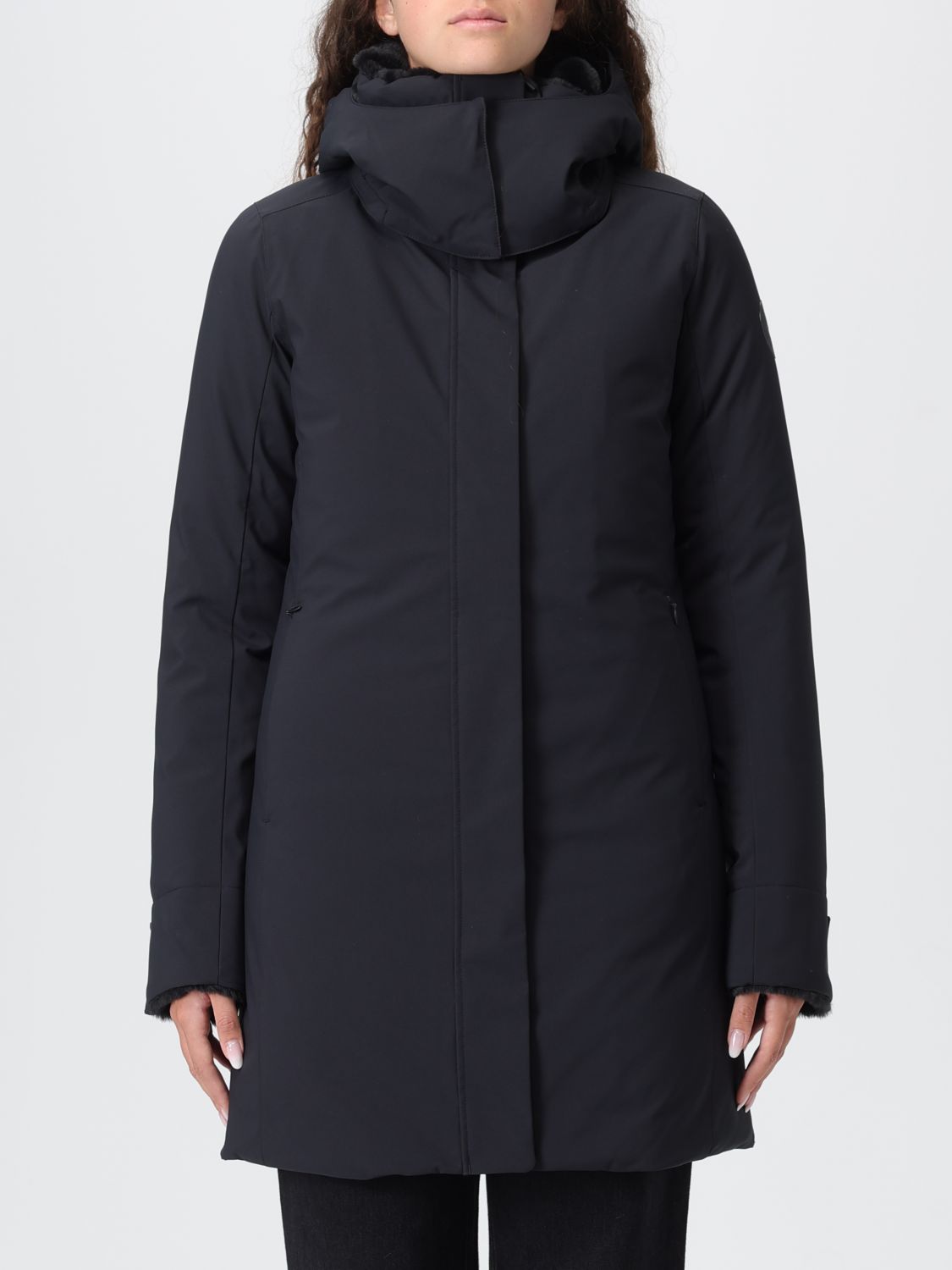 Save The Duck Coat  Woman Color Black