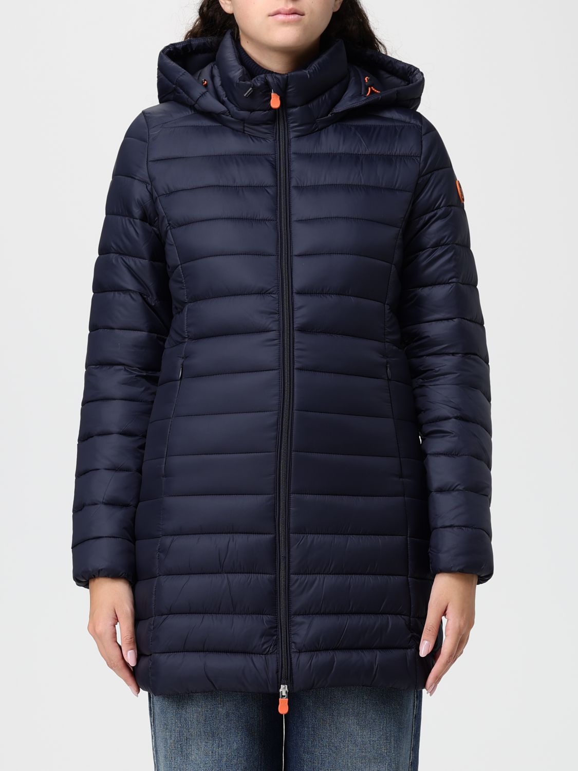 Save The Duck Coat Woman Color Blue In Blue