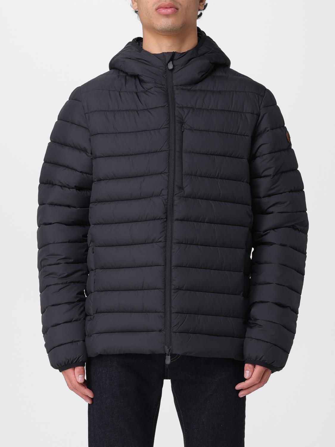 Save The Duck Jacket Men Color Black In Blue