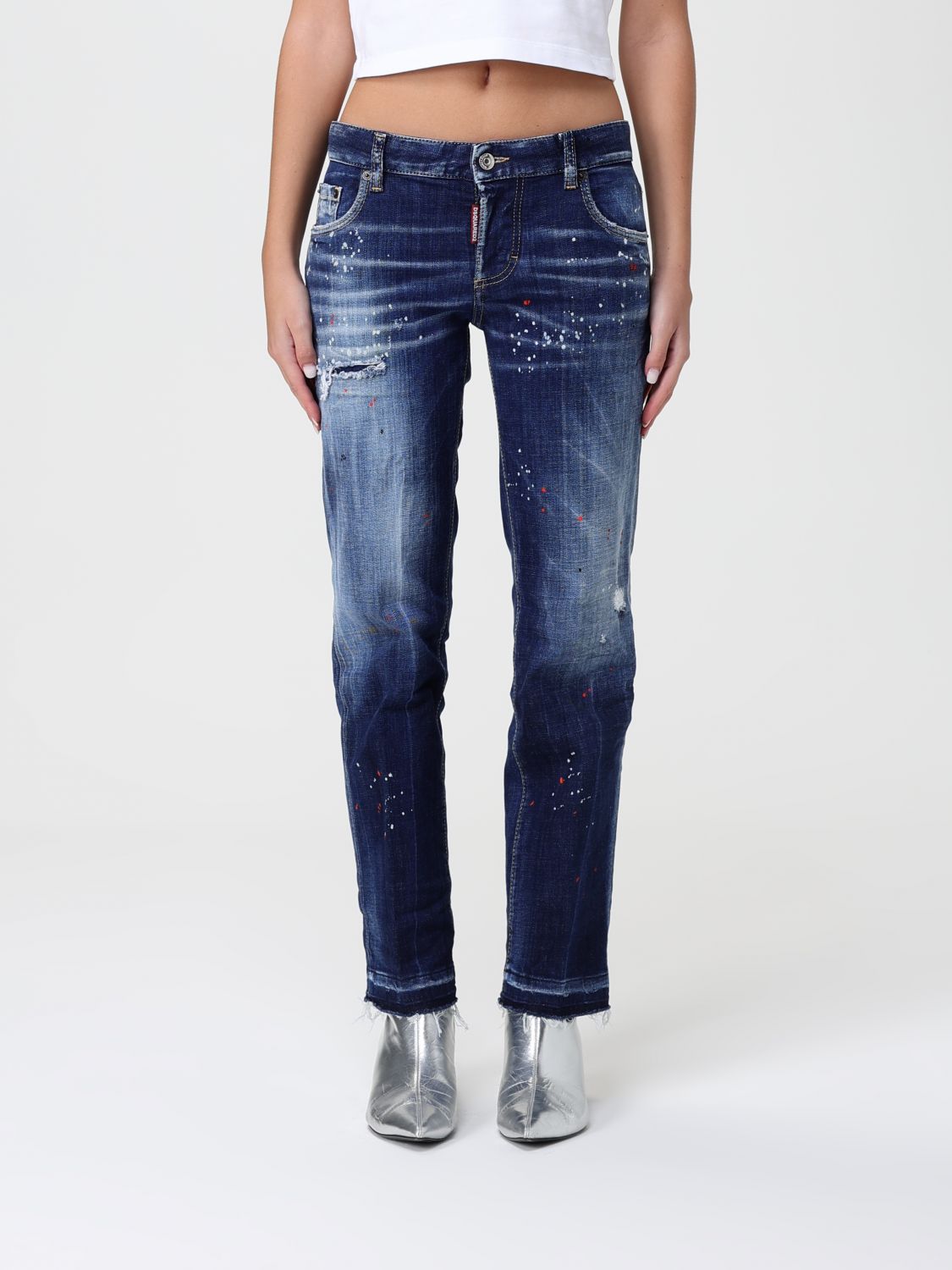 Dsquared2 Jeans  Woman Color Blue In Blue