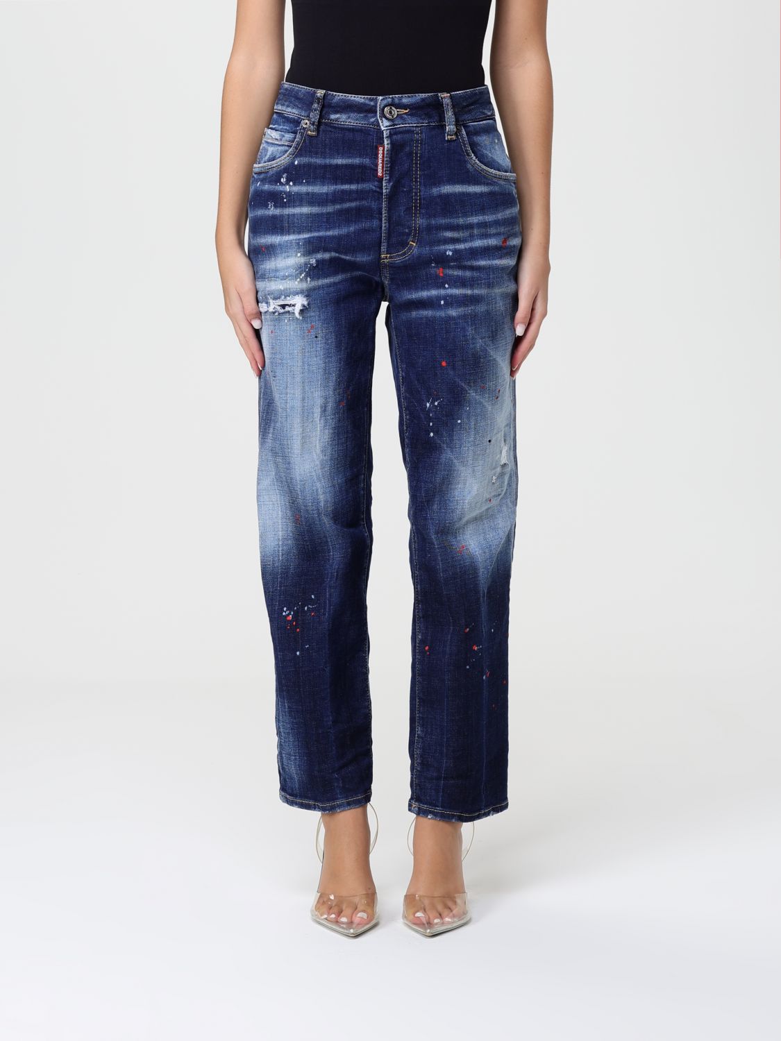 Dsquared2 Jeans Woman Color Blue In Blue