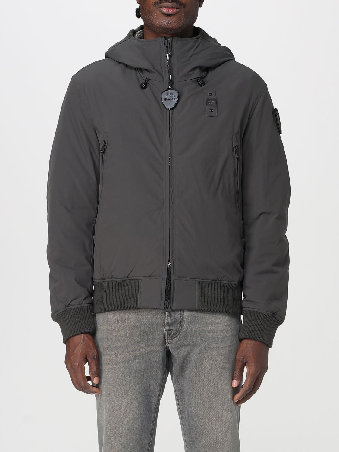 Blauer Jacket  Men Color Black In Gray