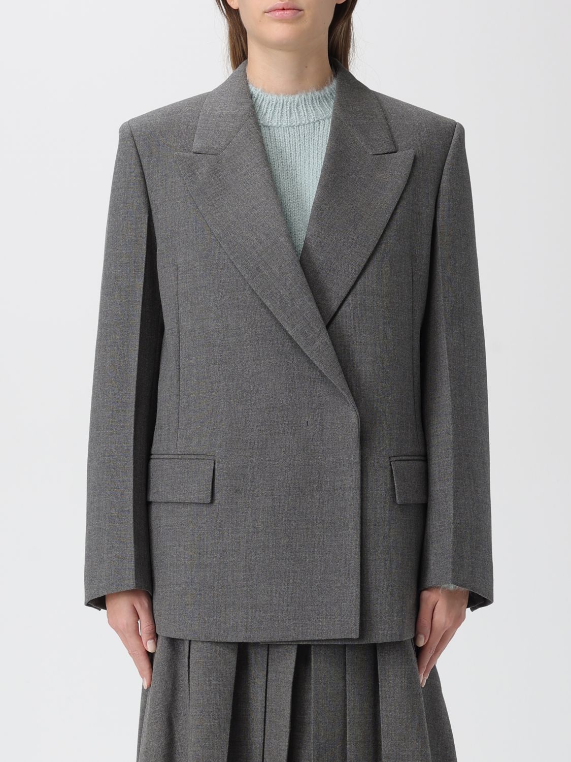 Blazer JIL SANDER Woman color Grey