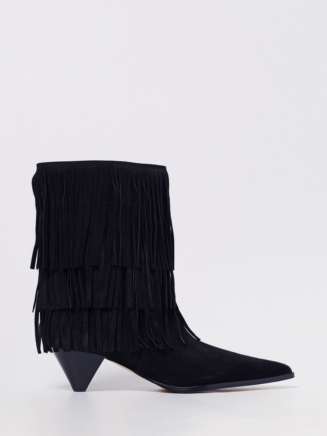 Michael Kors Boots Woman Color Black In Animal Print