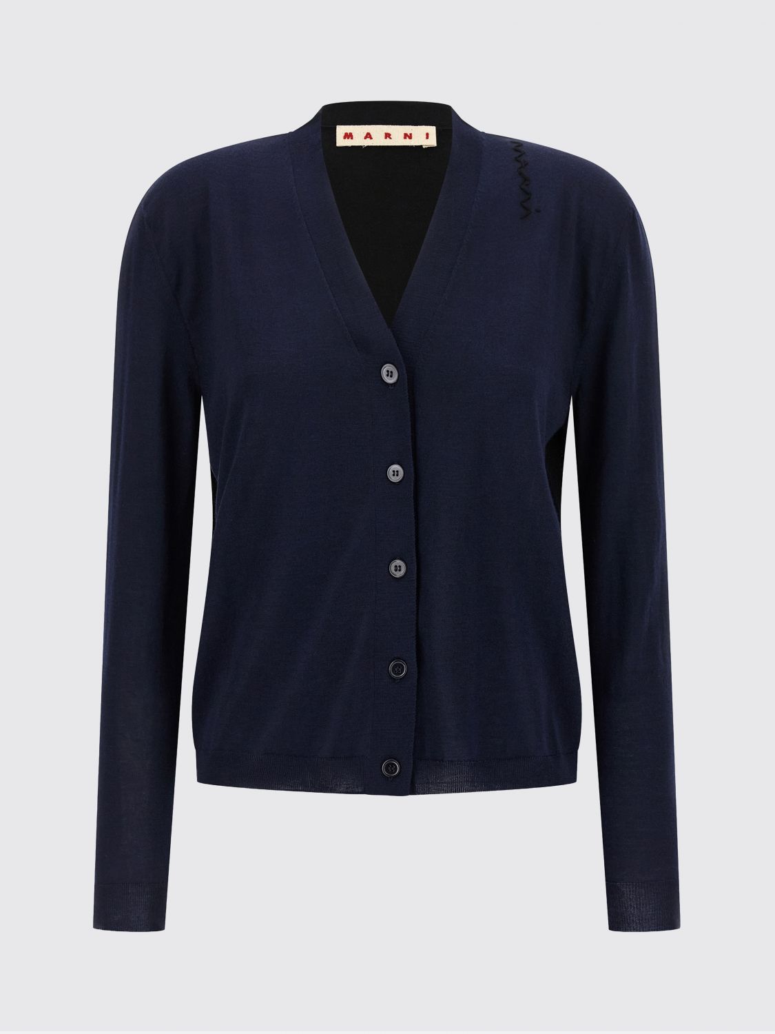 Marni Cardigan Woman Color Multicolor In Blue