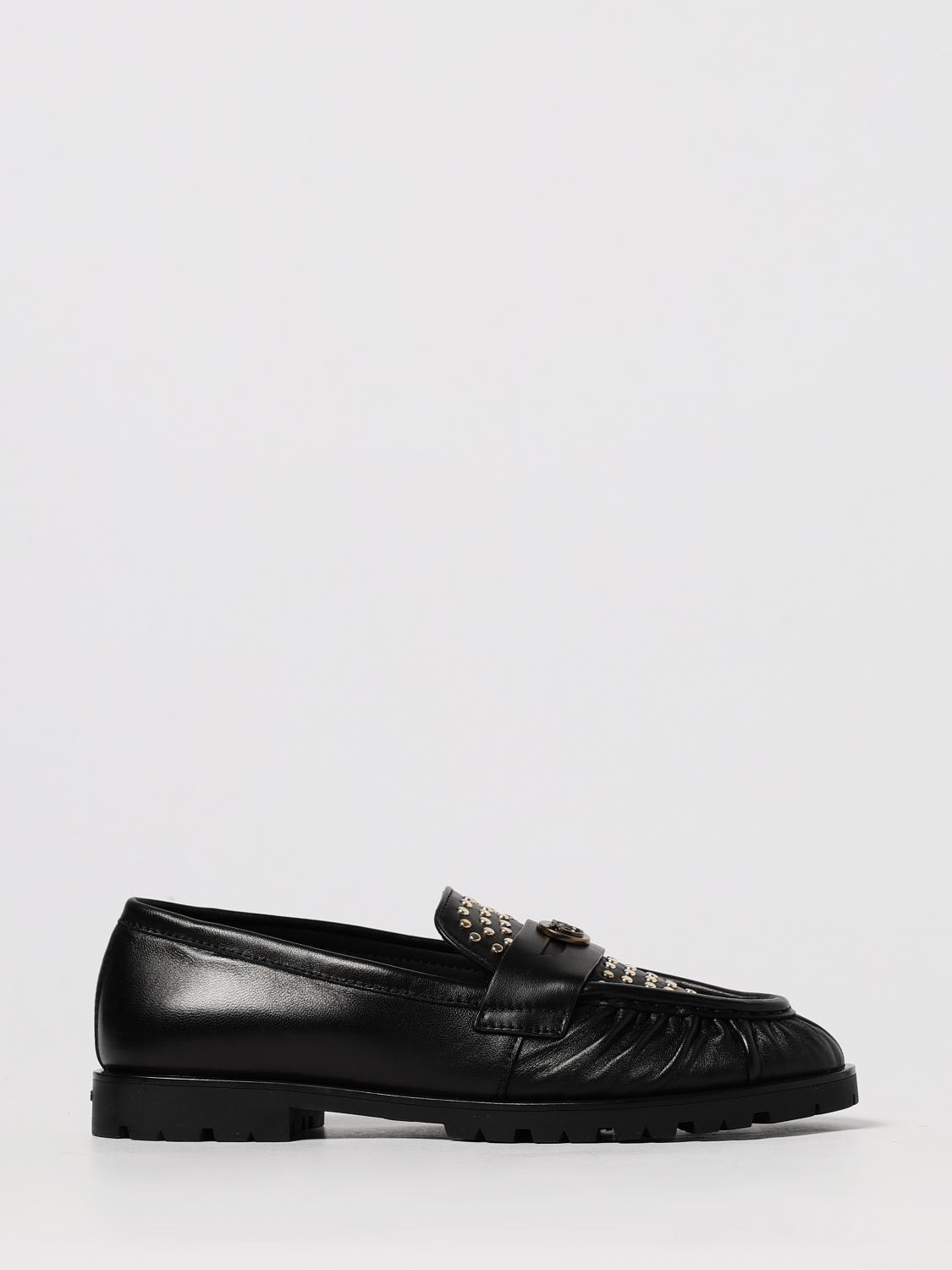 Pinko Flat Shoes In Black