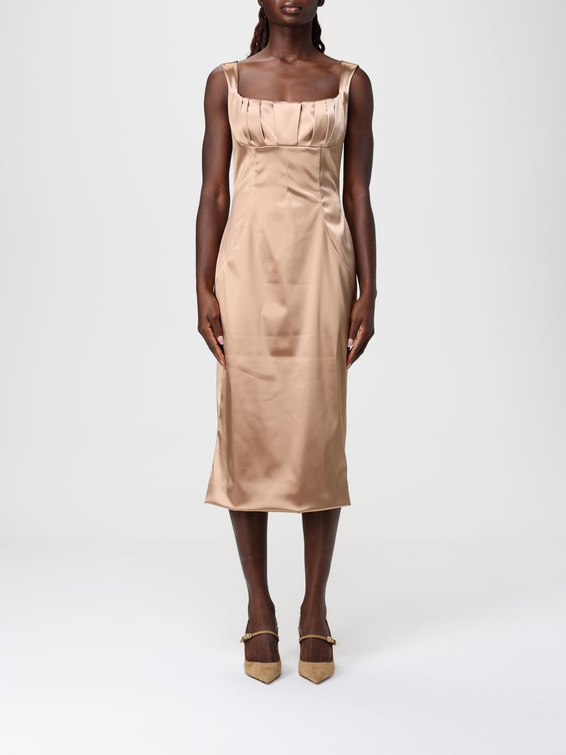 Dolce & Gabbana Dress  Woman Color Ecru In Multi