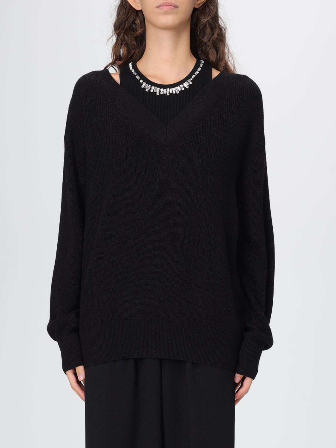 Liu •jo Sweatshirt Liu Jo Woman Color Black In Black